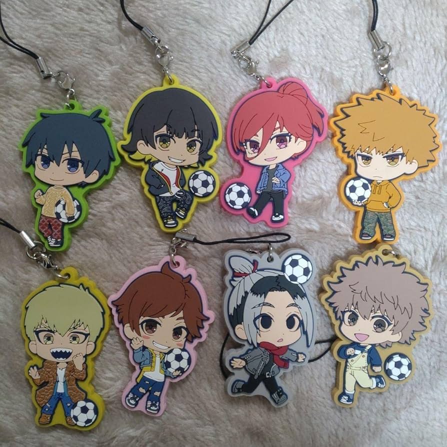 Amazon.co.jp: ブルーロック ラバーストラップ＊全8種セット